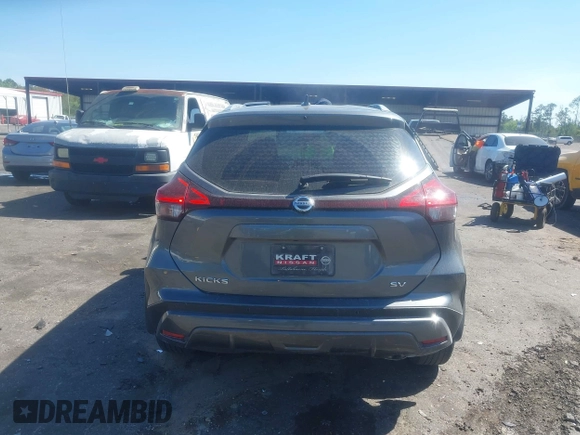 2021 Nissan Kicks SV with VIN 3N1CP5CV8ML527762, listed as a IAAI auction lot 41888315 with 39,724 mi miles. Bid and sale history available at carsss.com. Image 16.