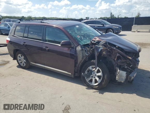 2012 Toyota Highlander z VIN 5TDBK3EH5CS131008, wystawiony jako Copart lot #65563915 z przebiegiem 424 789 mil mil oraz Czysty tytuł • Clean title. Historia ofert i sprzedaży dostępna na DreamBid. Obrazek 4.