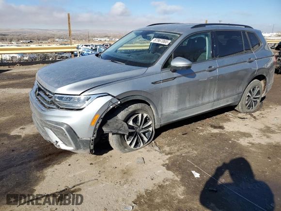 2023 Volkswagen Tiguan S with VIN 3VVFB7AX8PM072064, listed as a Copart auction lot 87967065 with 16,812 mi miles and Salvage title. Bid and sale history available at DreamBid. Image 1.