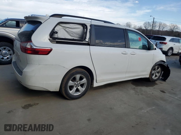 2019 Toyota Sienna LE Auto Access Seat with VIN 5TDKZ3DC9KS017027, listed as a Copart auction lot 46570375 with 82,350 mi miles and Salvage Title. Bid and sale history available at DreamBid. Image 3.