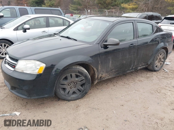 2014 Dodge Avenger SE z VIN 1C3CDZAB0EN147858, wystawiony jako IAAI lot #41683890 z przebiegiem 249 182 mil mil oraz . Historia ofert i sprzedaży dostępna na DreamBid. Obrazek 2.