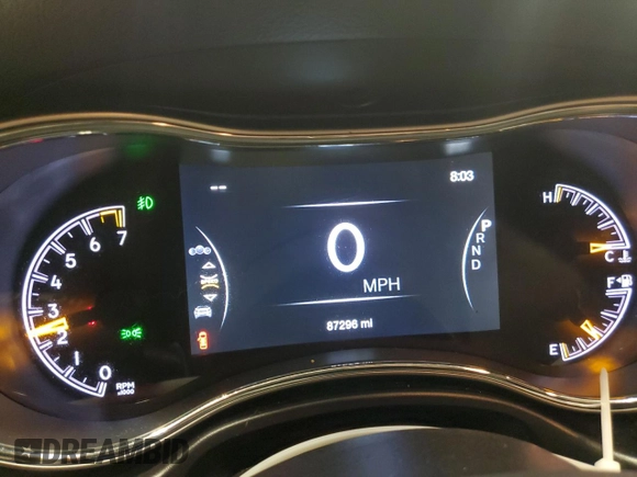 2018 Jeep Grand Cherokee Limited with VIN 1C4RJFBG5JC508580, listed as a Copart auction lot 54936255 with 87,296 mi miles and Clean Title. Bid and sale history available at DreamBid. Image 9.