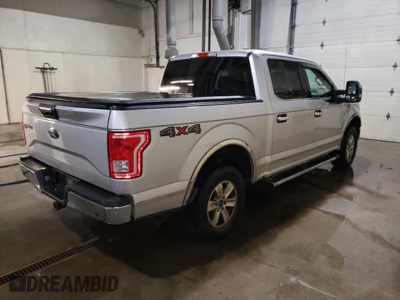 2017 Ford F-150 XL with VIN 1FTEW1EG8HKD36107, listed as a Copart auction lot 46004555 with 129,387 mi miles and Clean Title. Bid and sale history available at carsss.com. Image 3.