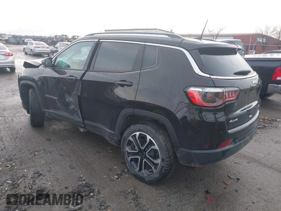 2022 Jeep Compass Limited with VIN 3C4NJDCBXNT150313, listed as a IAAI auction lot 41207215 with 44,415 mi miles and . Bid and sale history available at DreamBid. Image 3.
