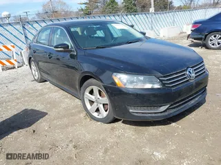 2013 Volkswagen Passat SE with VIN 1VWBP7A35DC102546, listed as a IAAI auction lot 41822612 with 127,334 mi miles. Bid and sale history available at carsss.com. Image 1.