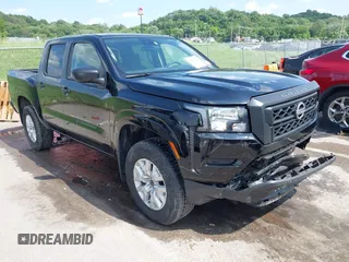 2023 Nissan Frontier SV with VIN 1N6ED1EK9PN640468, listed as a IAAI auction lot 42374631 with 35,447 mi miles and . Bid and sale history available at DreamBid. Image 1.