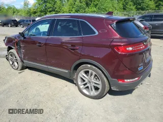 2018 Lincoln MKC Reserve z VIN 5LMCJ3D95JUL22995, wystawiony jako Copart lot #55973495 z przebiegiem 16 215 mil mil oraz Szkoda całkowita • Salvage title. Historia ofert i sprzedaży dostępna na DreamBid. Obrazek 2.