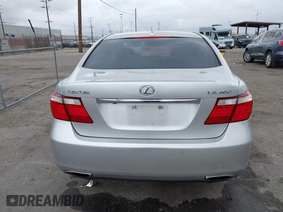2008 Lexus LS 460 with VIN JTHBL46F185068226, listed as a IAAI auction lot 42068711 with 211,526 mi miles and . Bid and sale history available at DreamBid. Image 16.