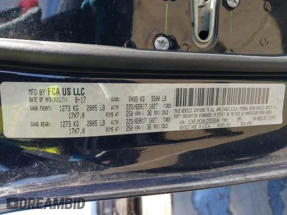 2018 Jeep Cherokee Latitude с VIN 1C4PJMCXXJD529204, выставлен на аукционе IAAI как лот 41574816 с пробегом 182 961 миль миль и . История ставок и продаж доступна на DreamBid. Изображение 9.