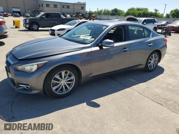 2017 Infiniti Q50 Premium z VIN JN1EV7AP6HM739506, wystawiony jako Copart lot #53484535 z przebiegiem 132 875 mil mil oraz Szkody całkowita. Historia ofert i sprzedaży dostępna na DreamBid. Obrazek 1.