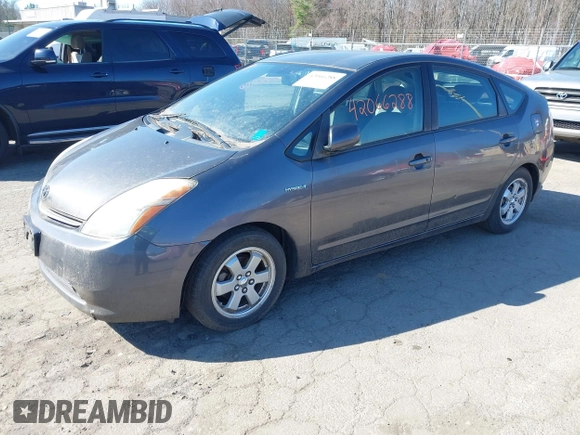2007 Toyota Prius with VIN JTDKB20U173258165, listed as a IAAI auction lot 42066288 with 219,307 mi miles. Bid and sale history available at carsss.com. Image 2.