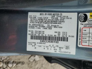 2012 Lincoln MKZ Hybrid with VIN 3LNDL2L34CR819183, listed as a Copart auction lot 51088085 with 115,833 mi miles and Salvage Title. Bid and sale history available at DreamBid. Image 12.