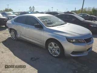 2017 Chevrolet Impala LS with VIN 2G11Z5S38H9110089, listed as a Copart auction lot 74040654 with Not Provided miles and Salvage Title. Bid and sale history available at DreamBid. Image 4.