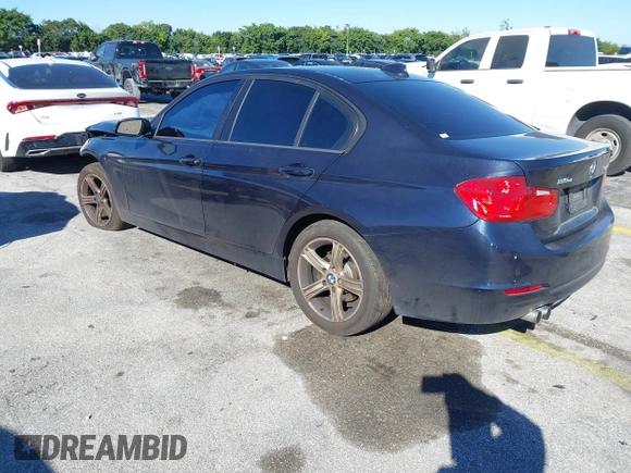 2015 BMW 3 Series 328i with VIN WBA3A5G55FNS91189, listed as a IAAI auction lot 41296279 with 115,120 mi miles. Bid and sale history available at carsss.com. Image 3.