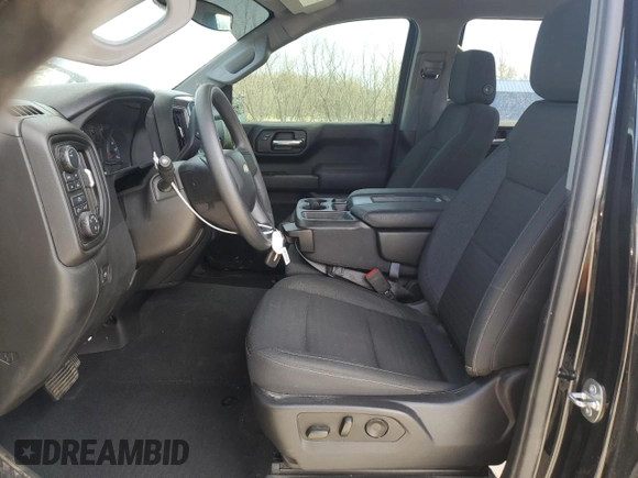 2023 Chevrolet Silverado 1500 Custom with VIN 1GCPDBEK3PZ171808, listed as a Copart auction lot 49841145 with 22,549 mi miles and Salvage Title. Bid and sale history available at DreamBid. Image 7.