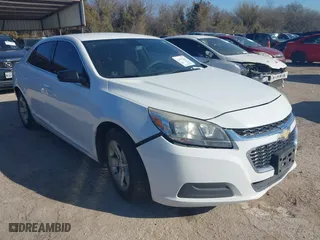 2015 Chevrolet Malibu LS with VIN 1G11A5SL6FF291866, listed as a IAAI auction lot 41573582 with 273,250 mi miles. Bid and sale history available at carsss.com. Image 1.