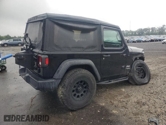 2020 Jeep Wrangler Sport S with VIN 1C4GJXAN7LW343890, listed as a Copart auction lot 63363335 with 74,179 mi miles and Salvage title. Bid and sale history available at DreamBid. Image 3.