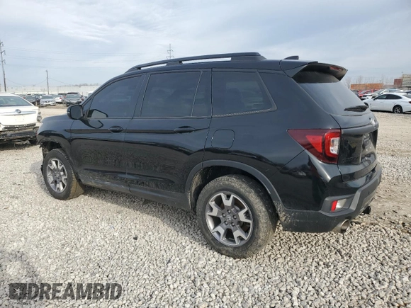 2023 Honda Passport TrailSport with VIN 5FNYF8H6XPB033513, listed as a Copart auction lot 49392115 with 41,069 mi miles and Salvage title. Bid and sale history available at DreamBid. Image 2.