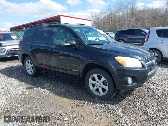 2012 Toyota RAV4 Limited with VIN 2T3DK4DV7CW077649, listed as a IAAI auction lot 41674547 with 128,959 mi miles. Bid and sale history available at carsss.com. Image 1.