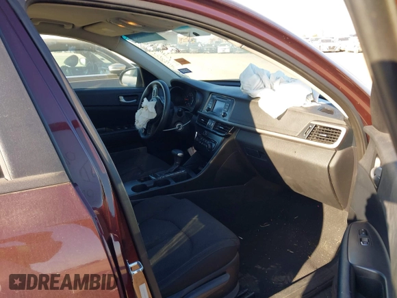 2016 Kia Optima LX z VIN 5XXGT4L36GG001942, wystawiony jako IAAI lot #41236894 z przebiegiem 125 376 mil mil oraz . Historia ofert i sprzedaży dostępna na DreamBid. Obrazek 5.