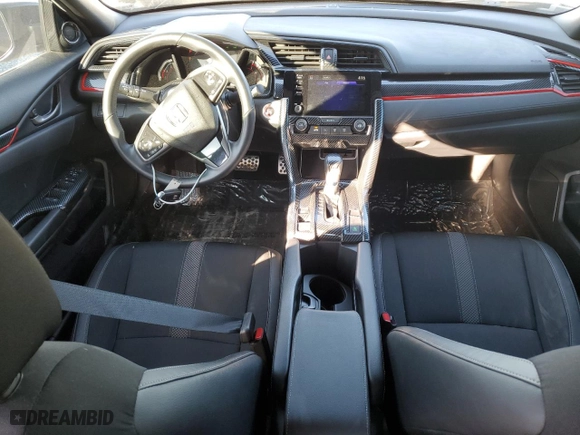 2021 Honda Civic Hatchback Sport with VIN SHHFK7H41MU230494, listed as a Copart auction lot 47082365 with 50,595 mi miles and Salvage Title. Bid and sale history available at carsss.com. Image 8.
