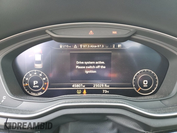 2018 Audi A4 Premium Plus с VIN WAUENAF40JN019947, выставлен на аукционе Copart как лот 56603955 с пробегом 45 807 миль миль и Списание • Salvage title. История ставок и продаж доступна на DreamBid. Изображение 9.