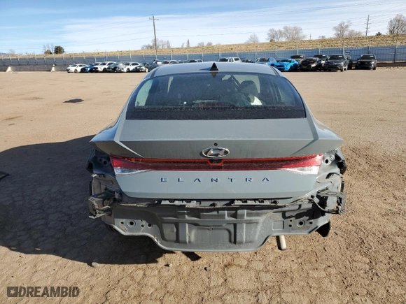 2022 Hyundai Elantra Essential with VIN KMHLM4AG3NU363683, listed as a Copart auction lot 48204495 with 29,318 mi miles and Salvage Title. Bid and sale history available at carsss.com. Image 6.