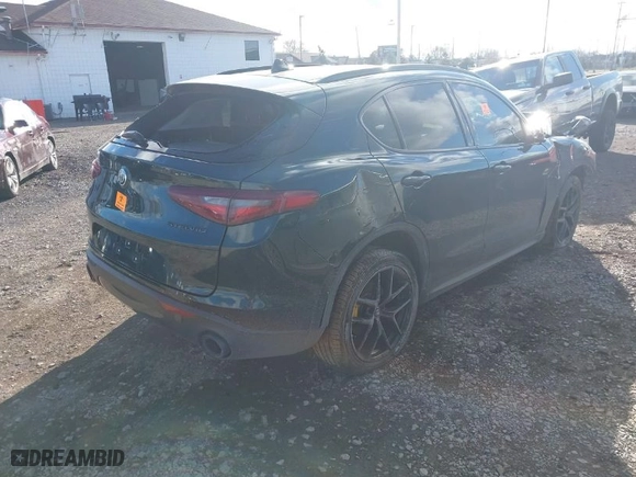 2019 Alfa Romeo Stelvio with VIN ZASPAKAN4K7C40834, listed as a IAAI auction lot 40954464 with 68,213 mi miles. Bid and sale history available at carsss.com. Image 4.