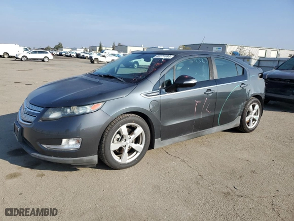 2012 Chevrolet Volt with VIN 1G1RE6E43CU124227, listed as a Copart auction lot 86771084 with 131,159 mi miles and Salvage Title. Bid and sale history available at carsss.com. Image 1.