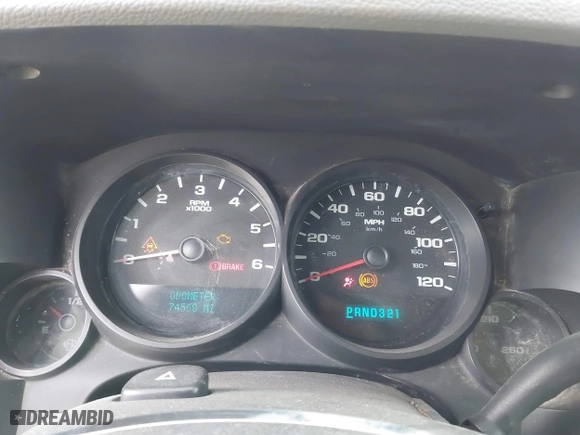2007 Chevrolet Silverado 1500 LT w/1LT with VIN 2GCEC13CX71567954, listed as a IAAI auction lot 41697566 with 74,568 mi miles. Bid and sale history available at carsss.com. Image 7.