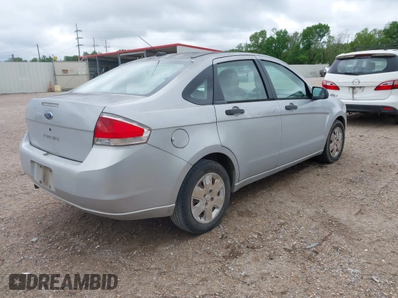2008 Ford Focus S with VIN 1FAHP34N68W296159, listed as a IAAI auction lot 41913547 with 158,955 mi miles. Bid and sale history available at carsss.com. Image 4.