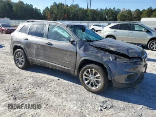 2019 Jeep Cherokee Latitude Plus with VIN 1C4PJMLX4KD310644, listed as a Copart auction lot 78013444 with 77,456 mi miles and Salvage Title. Bid and sale history available at carsss.com. Image 4.