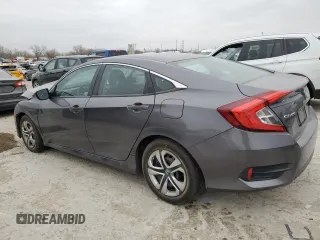 2016 Honda Civic LX with VIN 2HGFC2F58GH508868, listed as a Copart auction lot 49806585 with 77,332 mi miles and Salvage Title. Bid and sale history available at carsss.com. Image 2.