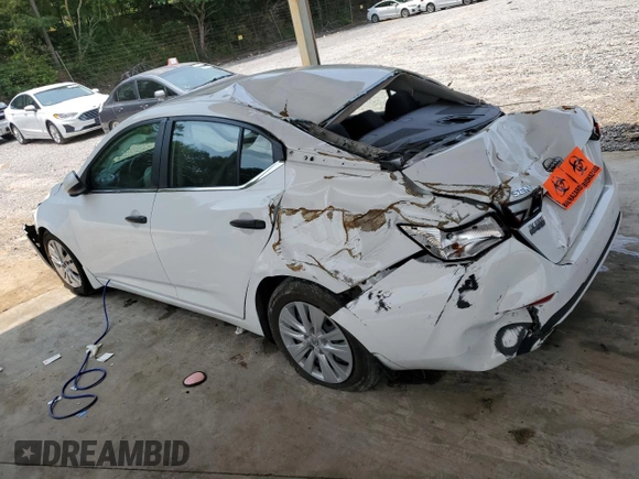 2024 Nissan Sentra S z VIN 3N1AB8BV8RY294114, wystawiony jako Copart lot #59166025 z przebiegiem 23 806 mil mil oraz Czysty tytuł • Clean title. Historia ofert i sprzedaży dostępna na DreamBid. Obrazek 2.