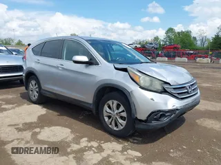 2014 Honda CR-V EX z VIN 5J6RM4H56EL004718, wystawiony jako IAAI lot #42158990 z przebiegiem 159 023 mil mil oraz . Historia ofert i sprzedaży dostępna na DreamBid. Obrazek 1.