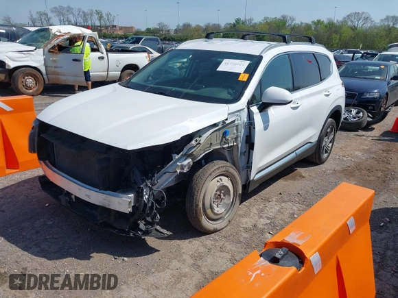 2022 Hyundai Santa Fe SEL with VIN 5NMS24AJ5NH409586, listed as a IAAI auction lot 41996024 with 65,555 mi miles and . Bid and sale history available at DreamBid. Image 2.