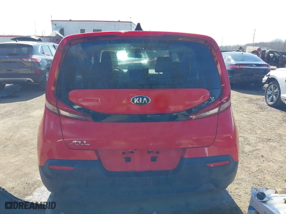 2020 Kia Soul LX with VIN KNDJ23AU0L7054511, listed as a IAAI auction lot 41659099 with 6,380 mi miles. Bid and sale history available at carsss.com. Image 17.