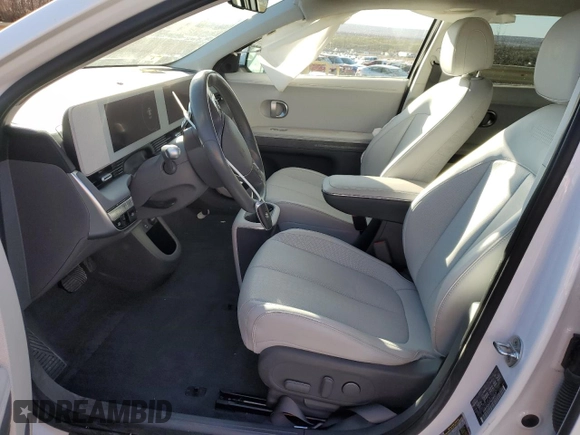2022 Hyundai Ioniq 5 SEL with VIN KM8KNDAF1NU083017, listed as a Copart auction lot 49186875 with 29,514 mi miles and Salvage title. Bid and sale history available at DreamBid. Image 7.