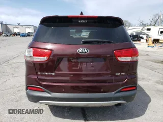 2018 Kia Sorento EX with VIN 5XYPHDA58JG355373, listed as a Copart auction lot 52373765 with 100,229 mi miles and Salvage Title. Bid and sale history available at carsss.com. Image 6.