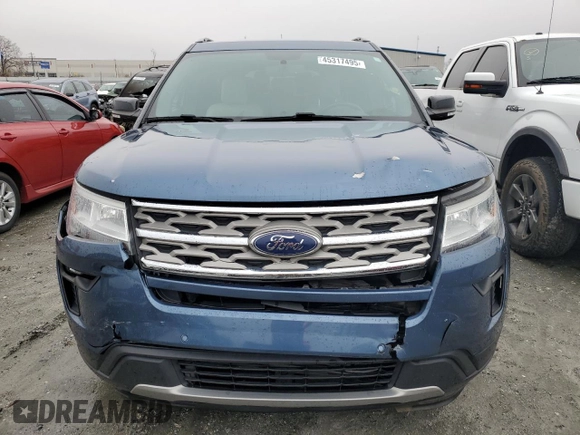 2018 Ford Explorer XLT with VIN 1FM5K7D80JGB51191, listed as a Copart auction lot 45317495 with 133,355 mi miles and Salvage Title. Bid and sale history available at DreamBid. Image 5.