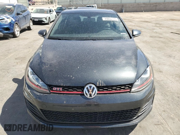 2016 Volkswagen Golf GTI SE w/Performance Pkg with VIN 3VW547AU6GM023243, listed as a Copart auction lot 49800175 with 25,159 mi miles and Salvage Title. Bid and sale history available at carsss.com. Image 5.