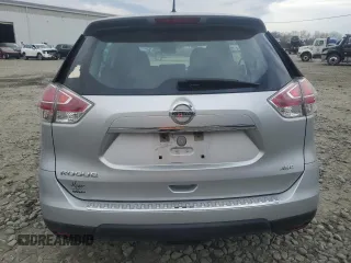 2015 Nissan Rogue S with VIN KNMAT2MV1FP591596, listed as a Copart auction lot 46546605 with 109,497 mi miles and Salvage Title. Bid and sale history available at carsss.com. Image 6.
