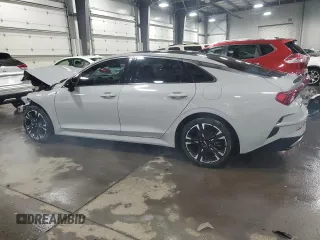 2022 Kia K5 GT-Line with VIN 5XXG64J28NG117111, listed as a Copart auction lot 87694545 with 37,406 mi miles and Salvage Title. Bid and sale history available at carsss.com. Image 2.