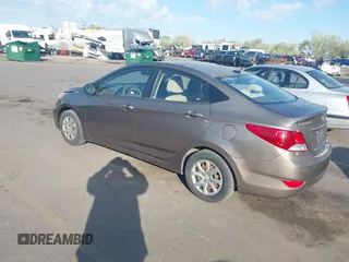 2012 Hyundai Accent GLS with VIN KMHCT4AE0CU131640, listed as a IAAI auction lot 42068874 with 155,780 mi miles. Bid and sale history available at carsss.com. Image 3.