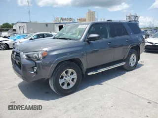 2022 Toyota 4Runner SR5 with VIN JTEEU5JR2N5270258, listed as a Copart auction lot 57081295 with 47,943 mi miles and Salvage title. Bid and sale history available at DreamBid. Image 1.
