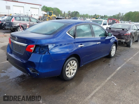 2019 Nissan Sentra S with VIN 3N1AB7AP5KY302334, listed as a IAAI auction lot 41963594 with 225,061 mi miles. Bid and sale history available at carsss.com. Image 4.