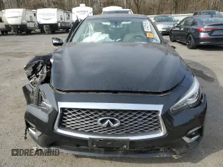 2019 Infiniti Q50 3.0t LUXE with VIN JN1EV7AR8KM556133, listed as a Copart auction lot 47422185 with 60,897 mi miles and Salvage Title. Bid and sale history available at carsss.com. Image 5.