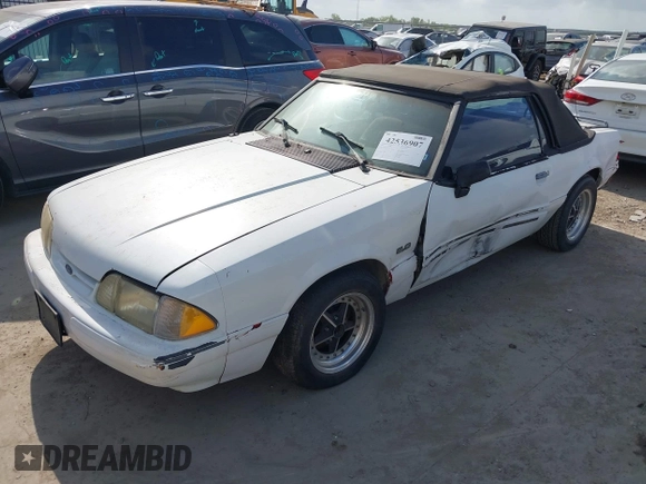 1989 Ford Mustang with VIN 1FABP44EXKF201329, listed as a IAAI auction lot 42536907 with 80,950 mi miles and . Bid and sale history available at DreamBid. Image 2.