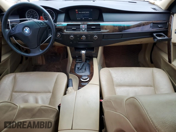 2006 BMW 5 Series 530i with VIN WBANE73586CM43086, listed as a Copart auction lot 48191405 with 201,870 mi miles and Salvage Title. Bid and sale history available at carsss.com. Image 8.