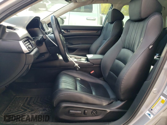 2021 Honda Accord EX-L with VIN 1HGCV1F55MA018972, listed as a Copart auction lot 56281255 with 33,581 mi miles and Salvage title. Bid and sale history available at DreamBid. Image 7.